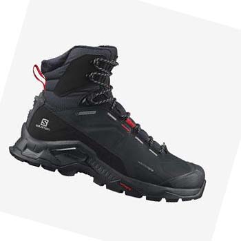 Salomon QUEST WINTER THINSULATE™ CLIMASALOMON™ WATERPROOF Zimne Cizmy Panske Čierne | SK 2244LIS